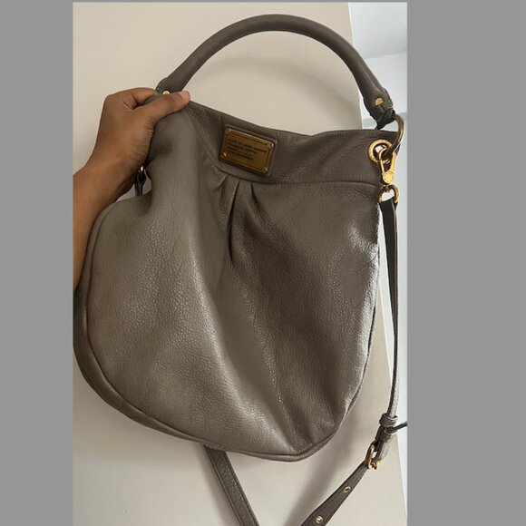 MARC BY MARC JACOBS Grey Leather Classic Hobo Bag - Picture 4 of 7
